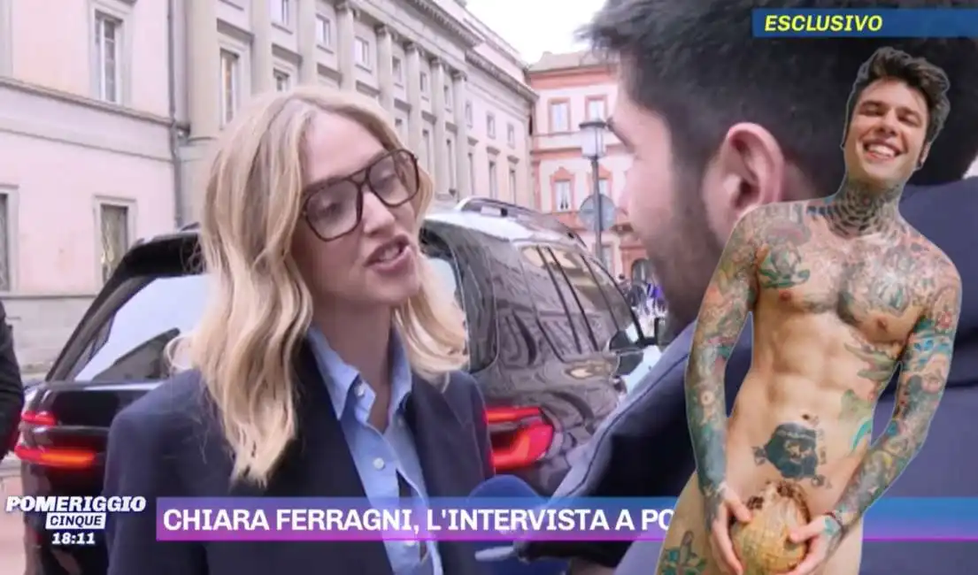 fedez chiara ferragni pomeriggio cinque 5