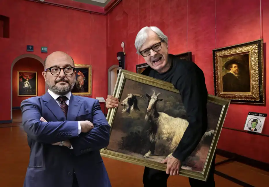 gennaro sanguiliano vittorio sgarbi meme