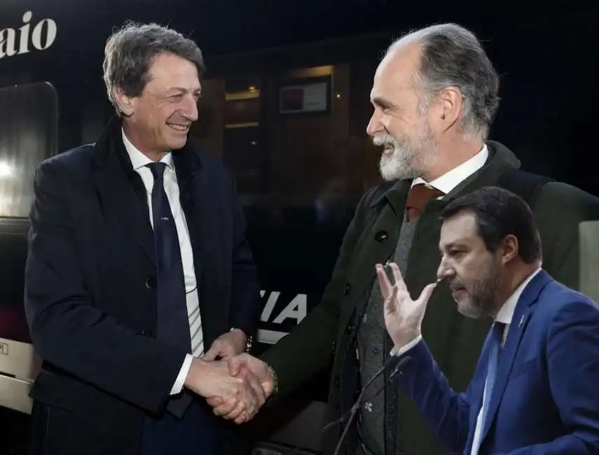 giampaolo rossi luigi corradi matteo salvini 