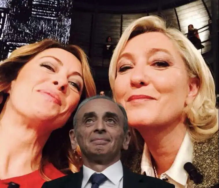 giorgia meloni marine le pen zemmour