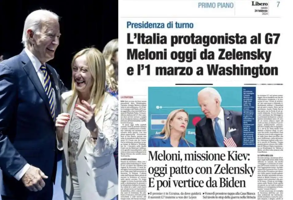 joe biden giorgia meloni 