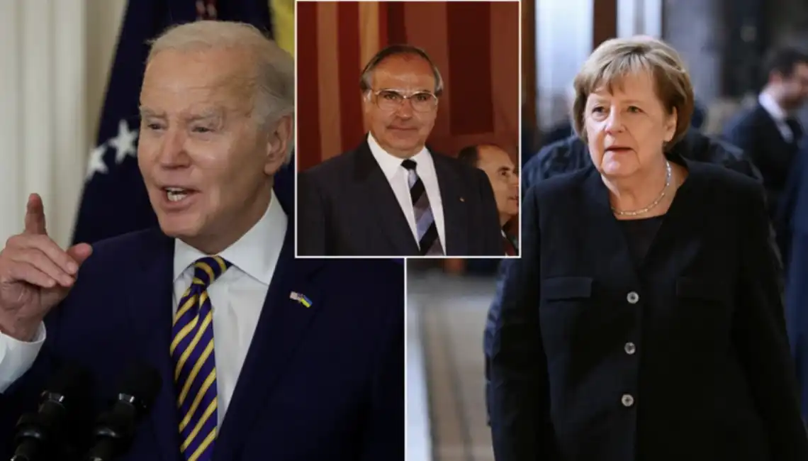 joe biden helmut kohl angela merkel