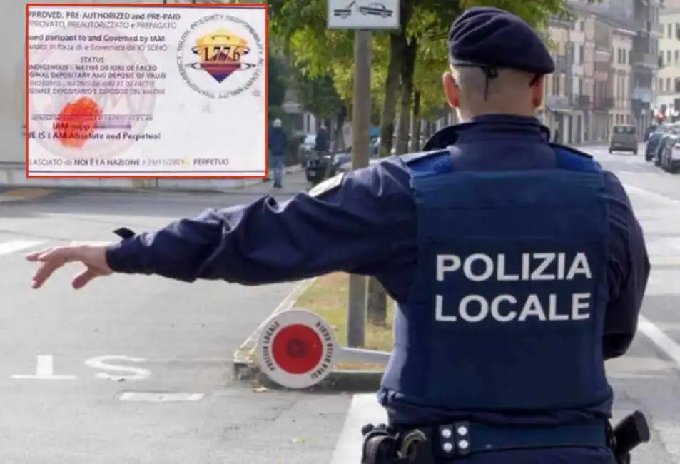 la patente fai da te firmata con il sangue della donna fermata dalla polizia vicino brescia 