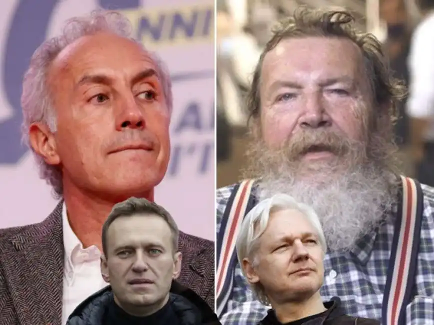 marco travaglio giuliano ferrara alexei navalny julian assange 