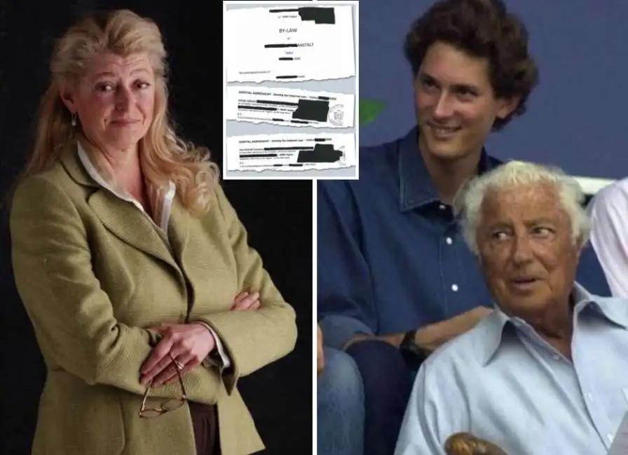 margherita gianni agnelli john elkann 