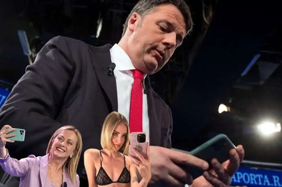 matteo renzi giorgia meloni chiara ferragni