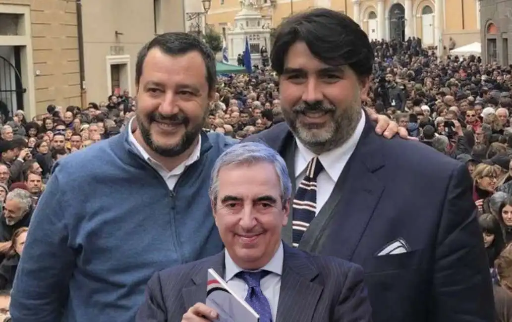 matteo salvini maurizio gasparri christian solinas 