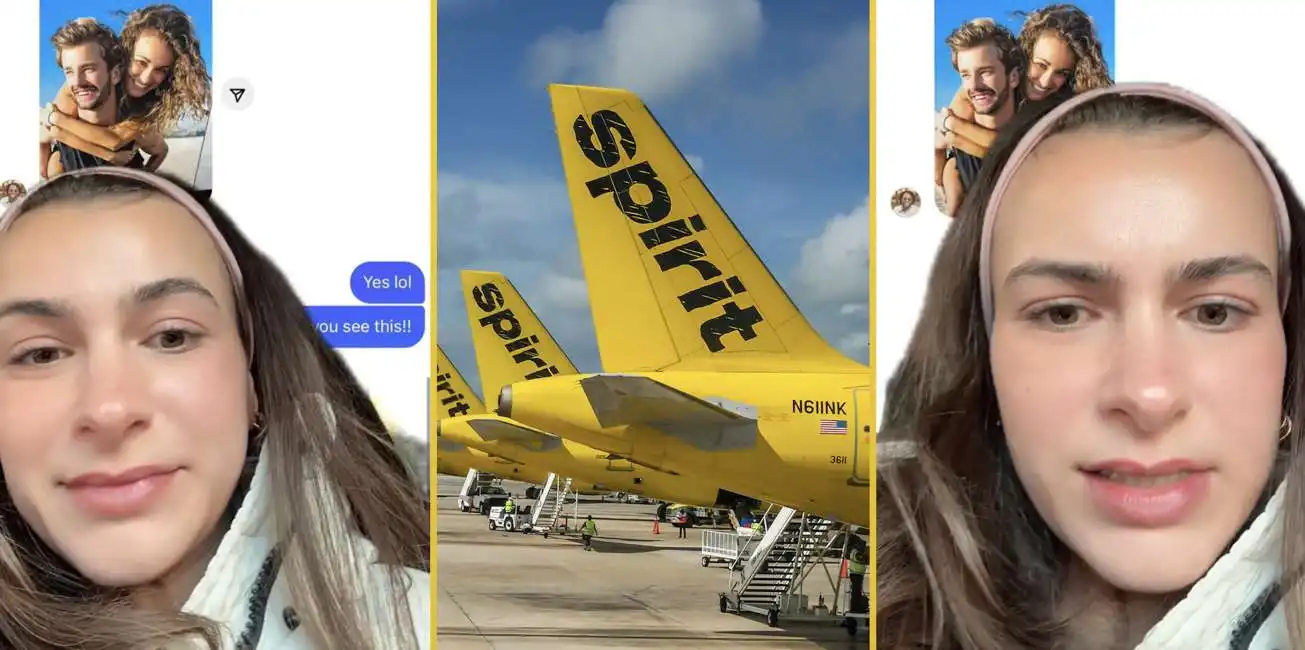  spirit airlines usa la foto di heather smith senza il suo consenso 