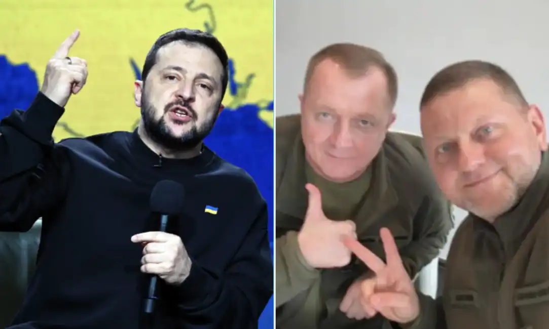 vladymyr zelensky sergei shaptala valery zaluzhny