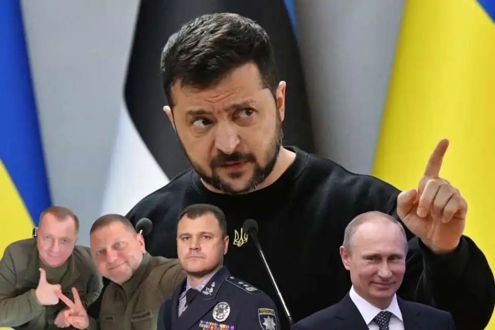 volodymyr zelensky vladimir putin valery zaluzhny ihor klymenko sergei shaptala