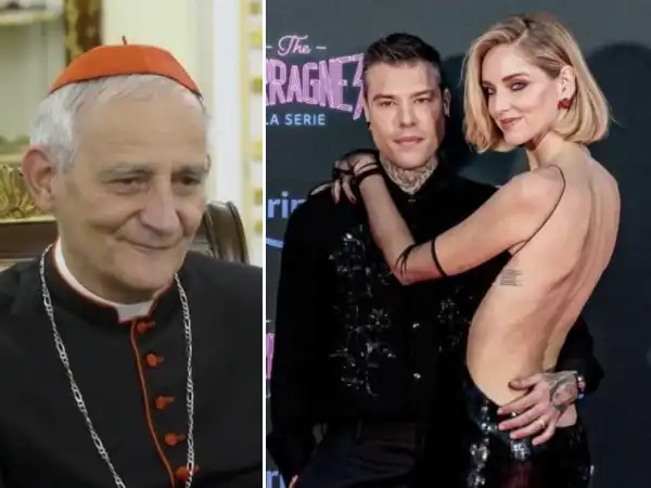 cardinale zuppi fedez ferragni chiara