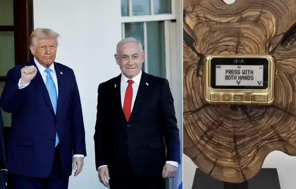 donald trump benjamin netanyahu cercapersone oro