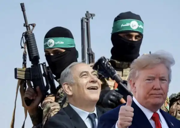 donald trump benjamin netanyahu hamas 