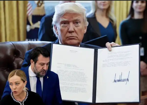 donald trump dazi salvini meloni