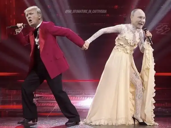 donald trump e vladimir putin - meme by 50 sfumature di cattiveria ucraina 