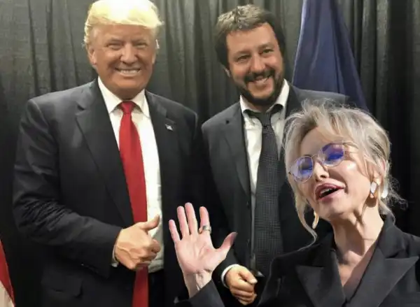 donald trump matteo salvini marina berlusconi 