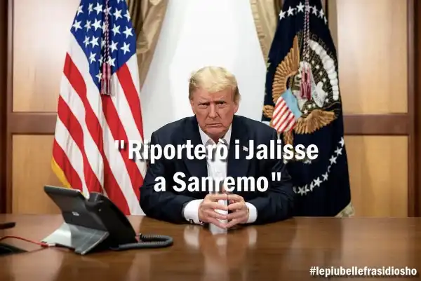 donald trump vignetta di osho