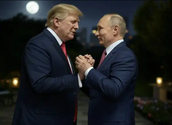 donald trump vladimir putin ballo danza chiaro di luna 