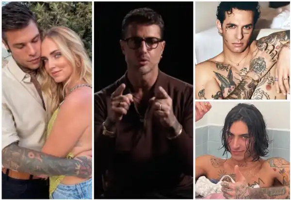 fabrizio corona chiara ferragni fedez naska achille lauro