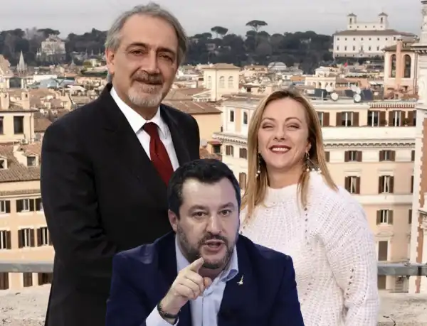 francesco rocca girogia meloni matteo salvini