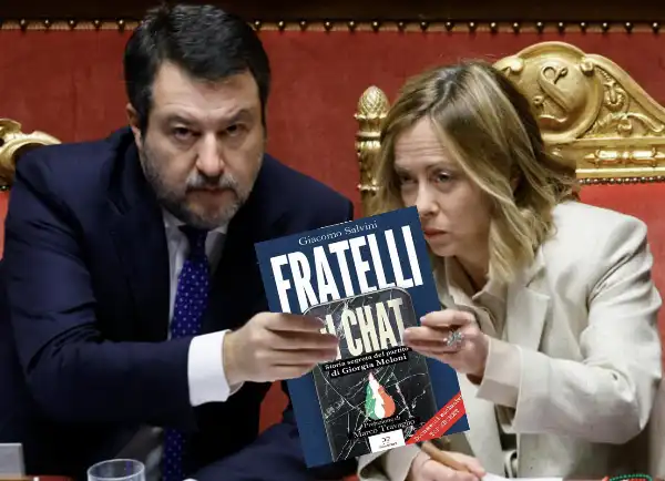 giorgia meloni matteo salvini fratelli di chat