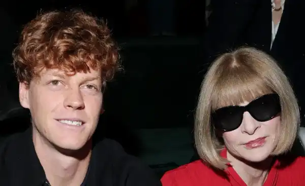 jannik sinner anna wintour sfilata gucci milano fashion week