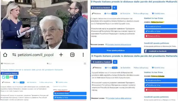 lorusso zakharova firme false contro mattarella