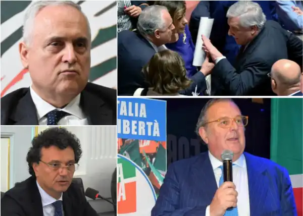 lotito tajani gennaro terracciano roberto cassinelli