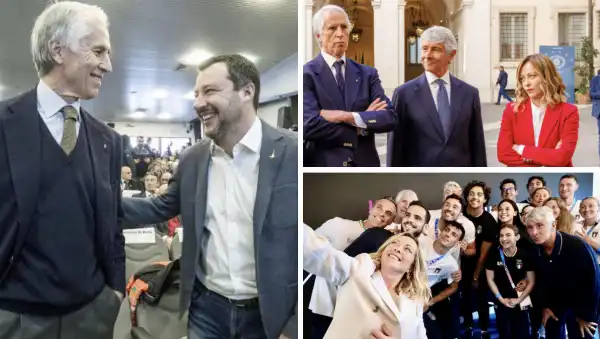 malagò salvini meloni