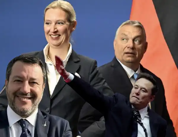 matteo salvini alice weidel viktor orban elon musk 