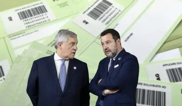 matteo salvini antonio tajani cartelle esattoriali