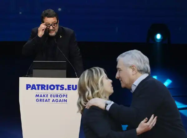 matteo salvini antonio tajani giorgia meloni 