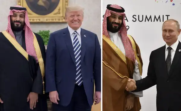 mohammed bin salman vladimir putin donald trump