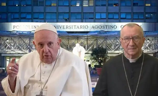 policlinico gemelli papa francesco pietro parolin 