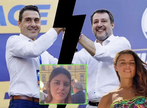 roberto vannacci matteo salvini susanna ceccardi elena meini 