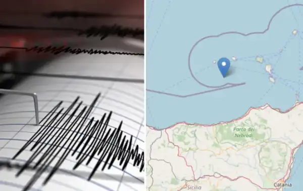  scossa di terremoto ad alicudi - isole eolie - 7 febbraio 2025 