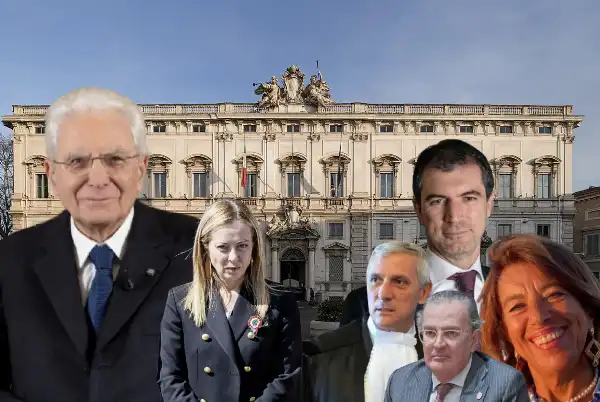 sergio mattarella maria alessandra sandulli francesco saverio marini giorgia meloni massimo luciani roberto cassinelli 