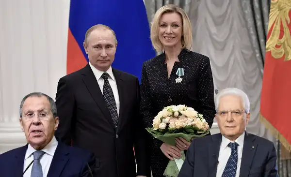 sergio mattarella vladimir putin lavrov maria zakharova