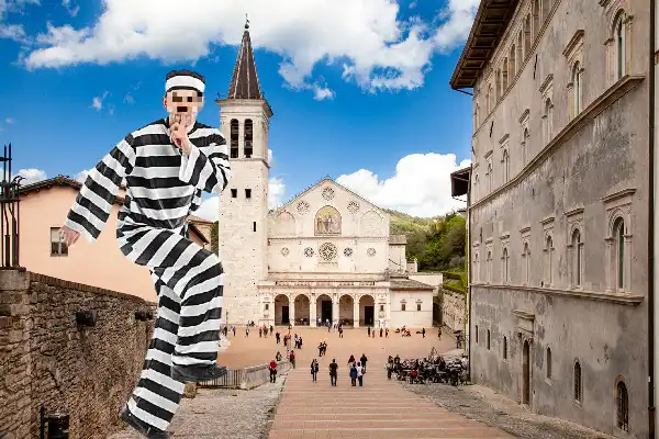 spoleto costume da carcerato 