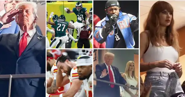 superbowl 2025 trump