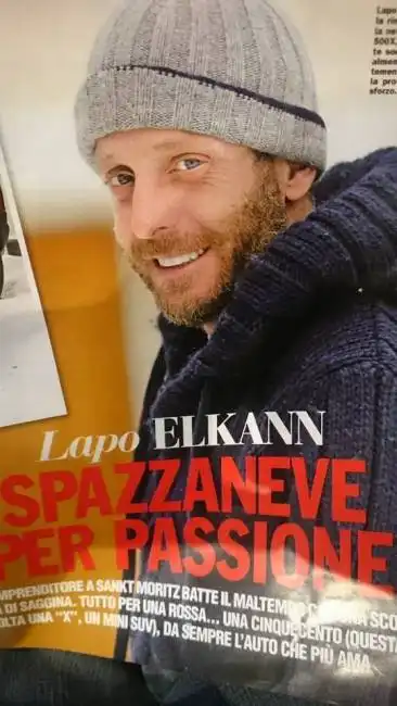 lapo elkann spazzaneve chi