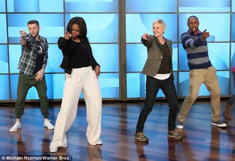 michelle obama al the ellen degeneres show