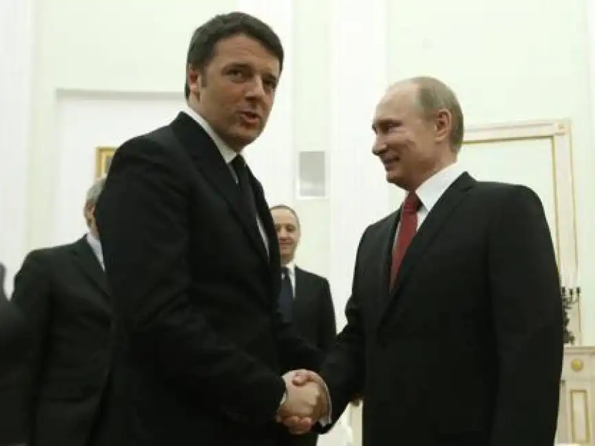 renzi e putin 