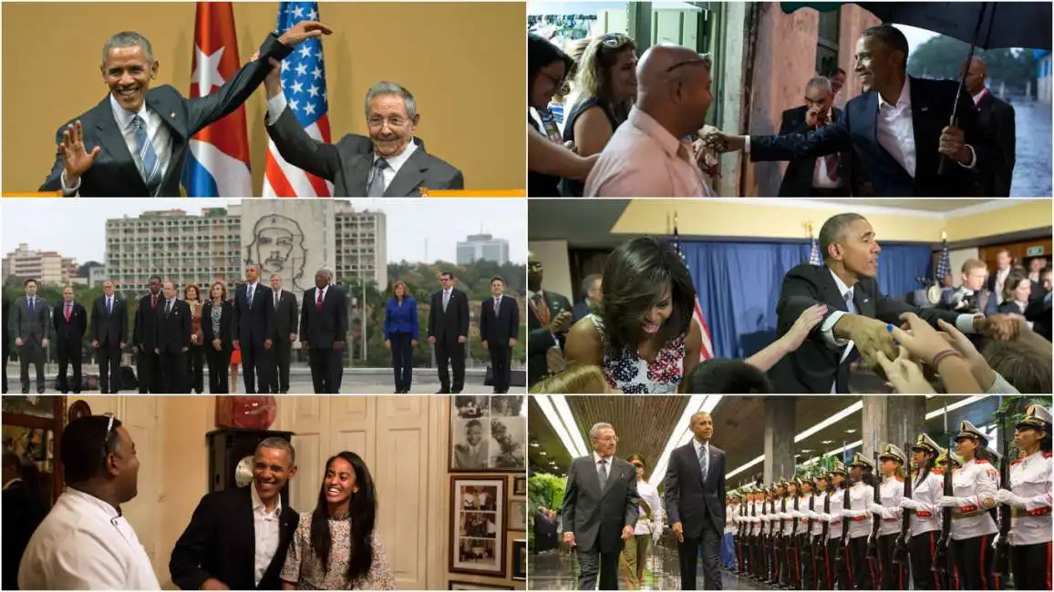 collage obama cuba