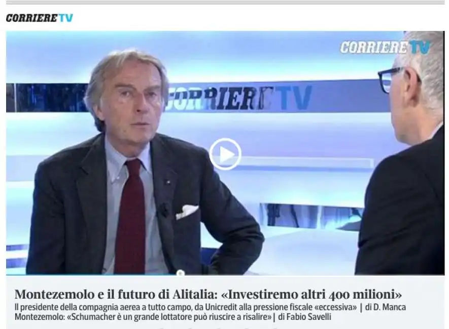 montezemolo daniele manca corriere