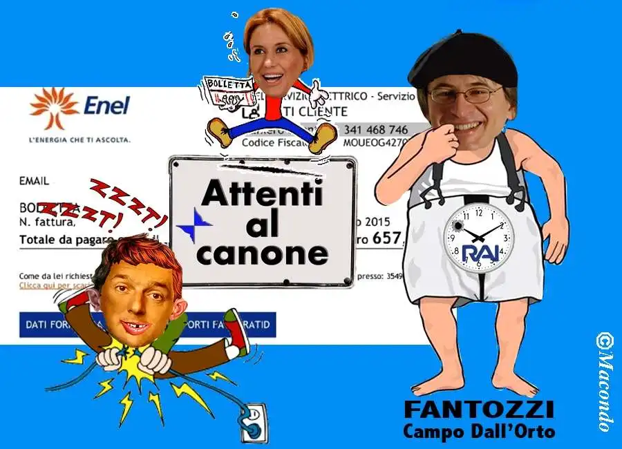 canone rai renzi campo