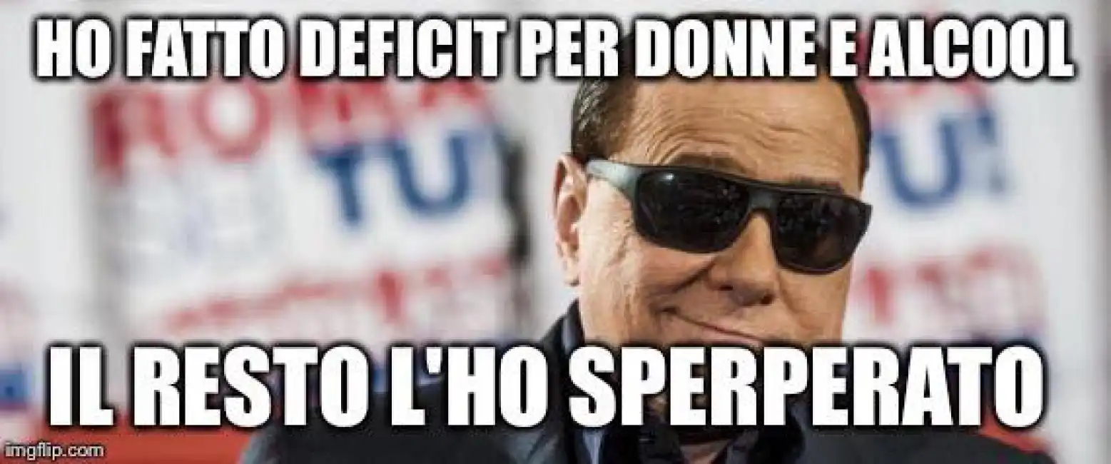 berlusconi donne alcol