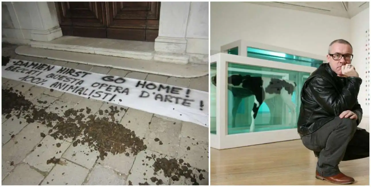 damien hirst sterco venezia animalisti