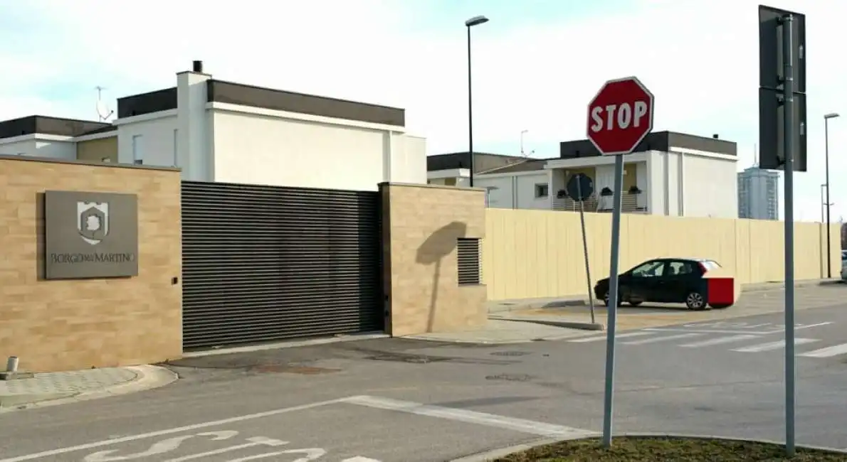 il muro nel quartiere di santa bona a treviso