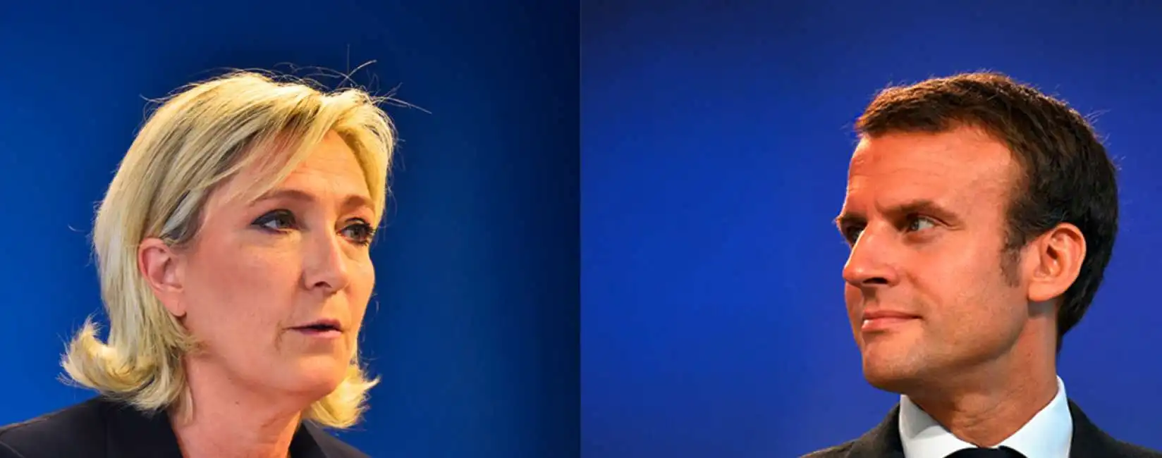 marine le pen emmanuel macron